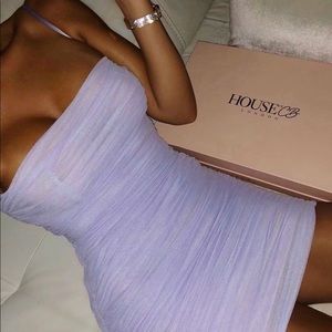 House Of CB Ella mini dress in Violet Size: XS